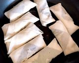 揚げないささみ春巻き作り方4写真