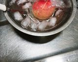 湯剥き★ツルッと生桃(๑´>᎑<)~♡作り方4写真
