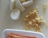 長芋と鶏ミンチ煮作り方1写真