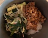 納豆と中華サラダのご飯作り方2写真
