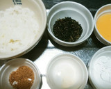 犬ご飯　ほうれん草とたまごのおじや作り方1写真