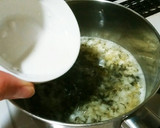 犬ご飯　ほうれん草とたまごのおじや作り方3写真