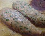 鶏ささ身の大葉みそ焼き作り方3写真