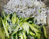 ちくわときゅうりとしらすのサラダ作り方1写真