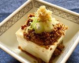 満足！冷奴の肉味噌そぼろ掛け☆生姜風味作り方4写真