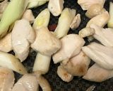 鶏肉&長ネギの塩焼きそば作り方2写真