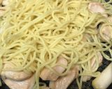 鶏肉&長ネギの塩焼きそば作り方3写真