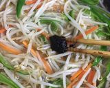 ぱりぱり麺に海鮮風味塩もやしあん作り方8写真
