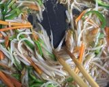 ぱりぱり麺に海鮮風味塩もやしあん作り方10写真