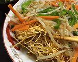 ぱりぱり麺に海鮮風味塩もやしあん作り方13写真