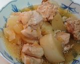 鳥ももと大根のネギスープ煮込み作り方6写真