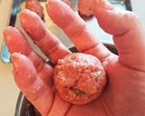 ミートボールのサルサソースがけ作り方5写真