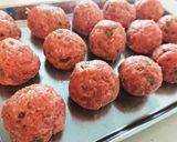 ミートボールのサルサソースがけ作り方6写真