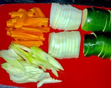白だしだけ 彩り野菜の簡単浅漬作り方1写真
