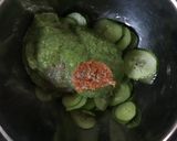 美味♪簡単♪胡瓜&とろとろオクラの和え物作り方1写真