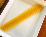 茹で時間1分☆豚とトマトの冷製味噌パスタ作り方1写真