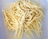 茹で時間1分☆豚とトマトの冷製味噌パスタ作り方2写真