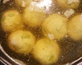 いんげんの鶏ひき肉団子汁作り方4写真