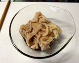 レンジで簡単 おつまみ 鶏皮ポン酢作り方7写真
