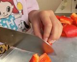 パプリカの梅しょう油煮作り方2写真