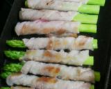 ニンニク醤油☆アスパラの豚巻きまき作り方3写真