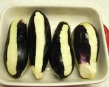 レンジ＆トースターなすの醤油ツナ詰め焼き作り方2写真