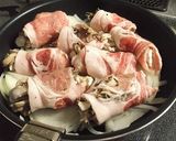 舞茸の豚肉巻き ケチャップ煮作り方4写真