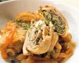舞茸の豚肉巻き ケチャップ煮作り方12写真