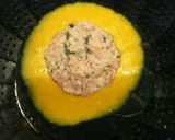 大葉入り！坊っちゃんカボチャの肉詰め！作り方3写真