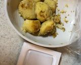 納豆とカレーポテトの大葉のせ作り方1写真