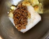 納豆とカレーポテトの大葉のせ作り方3写真