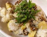 納豆とカレーポテトの大葉のせ作り方5写真