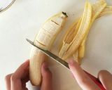 朝食に❕バナナはちみつヨーグルト✨作り方1写真