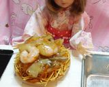 リカちゃんサイズ♡長崎を想いꕤ皿うどん作り方10写真