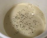 洋風 海老の水餃子 アンチョビバター作り方4写真