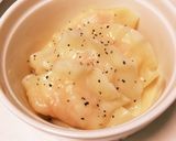 洋風 海老の水餃子 アンチョビバター作り方5写真