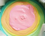 ゆめかわレインボーチーズケーキ作り方5写真