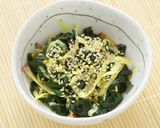 オカワカメと胡瓜のぽん酢がけ作り方4写真