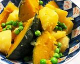 かぼちゃとジャガイモ煮作り方4写真