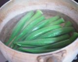 オクラの麺つゆ練りゴマ合え作り方3写真