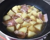じゃがいも煮っころがし♡洋風ベーコン入り作り方5写真
