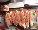 しっとりやわらか！鶏むねガーリックフライ作り方1写真