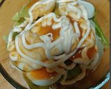 レタスとゆで玉子のサラダ　酢味噌だれ作り方5写真