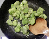 簡単 おつまみ✨そら豆のペペロンチーノ風作り方2写真