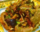 No2279肉茄子胡椒パン粉炒め作り方2写真