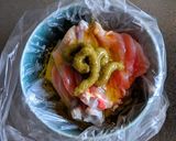 手羽中の柚子胡椒炒め作り方2写真