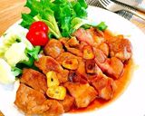 ご飯が進む＊鶏胸肉とキノコの甘辛ステーキ作り方9写真
