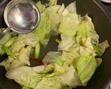 鶏ハムキャベツのペペロンチーノ作り方6写真