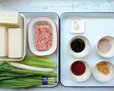 ニラと豆腐のひき肉炒め作り方1写真