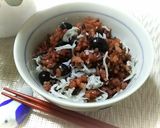 古代米入りしらすご飯作り方4写真
